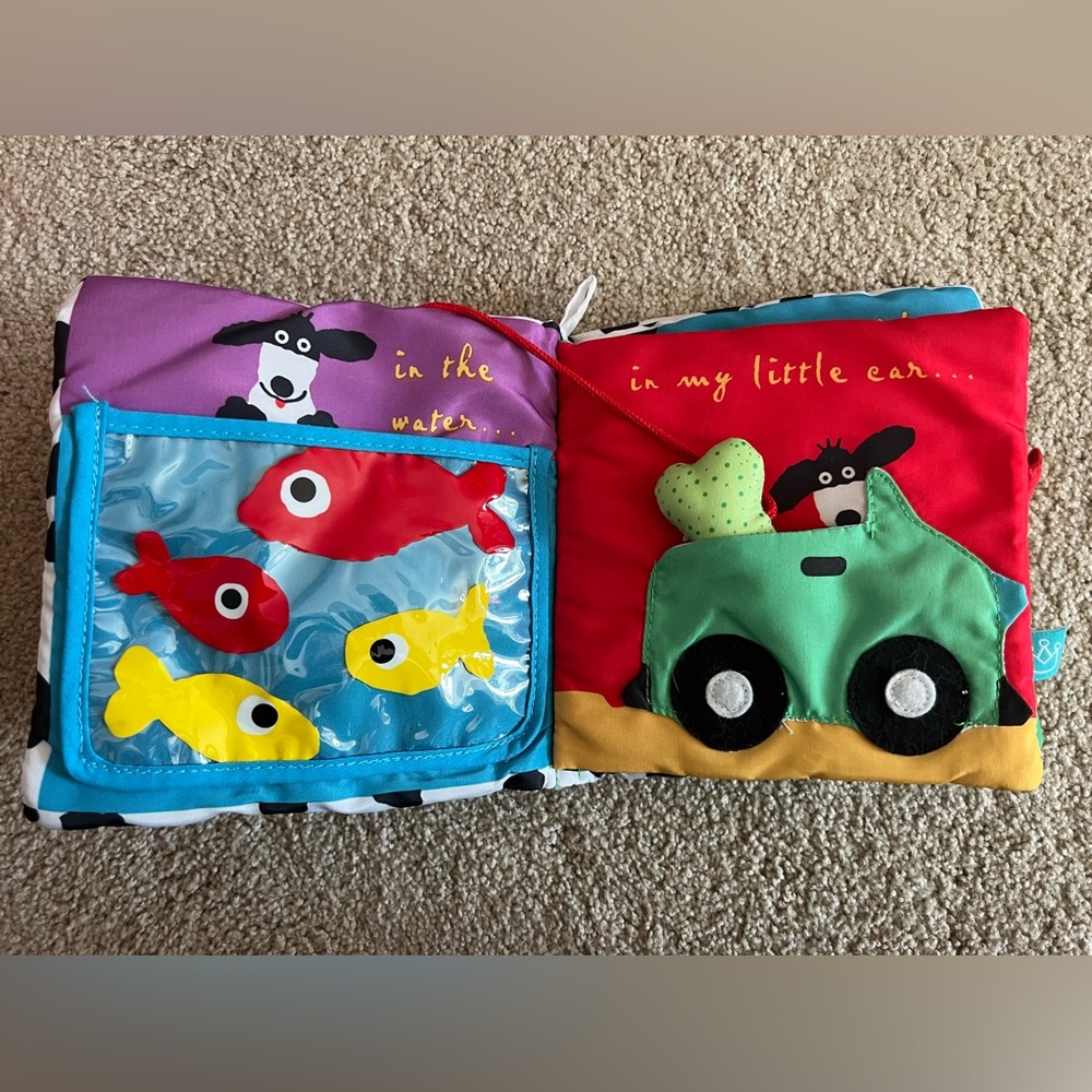 LOT Touch Feel Sensory Activity Cloth Books Manhattan Toy Lamaze Jellycat - Picture 7 of 7